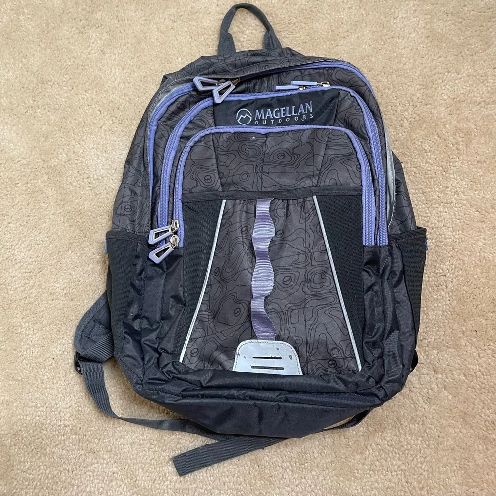 Magellan Outdoors Grey Backpack Multi-Pocket
